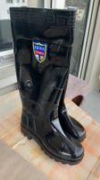 Tolle weiche hohe Gummistiefel schwarz Gr.42 / Höhe 44,5 cm