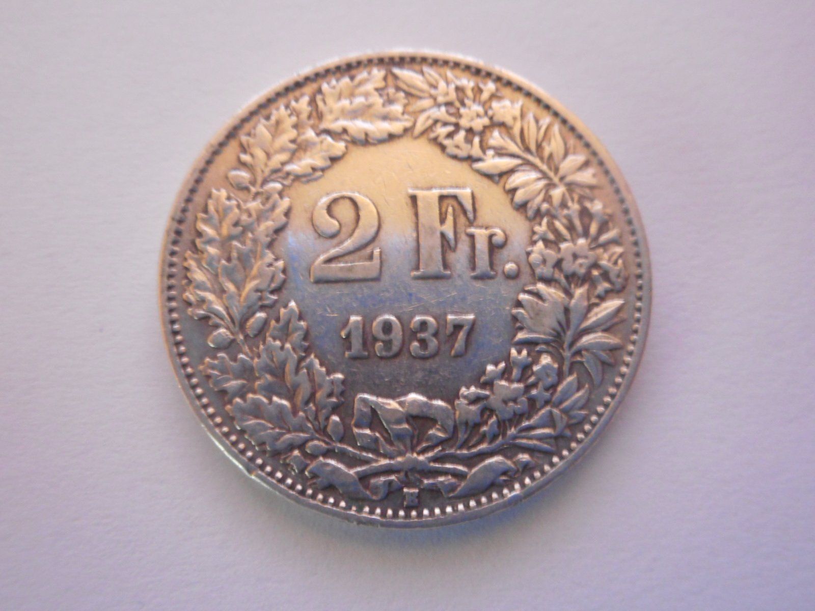 Tutti le monete: 2 Fr. 1937 silber – Usato da Kriegstetten venduto da pizlad2010 1