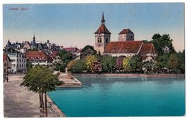 Arbon, Kirche am See, gelaufen 1927