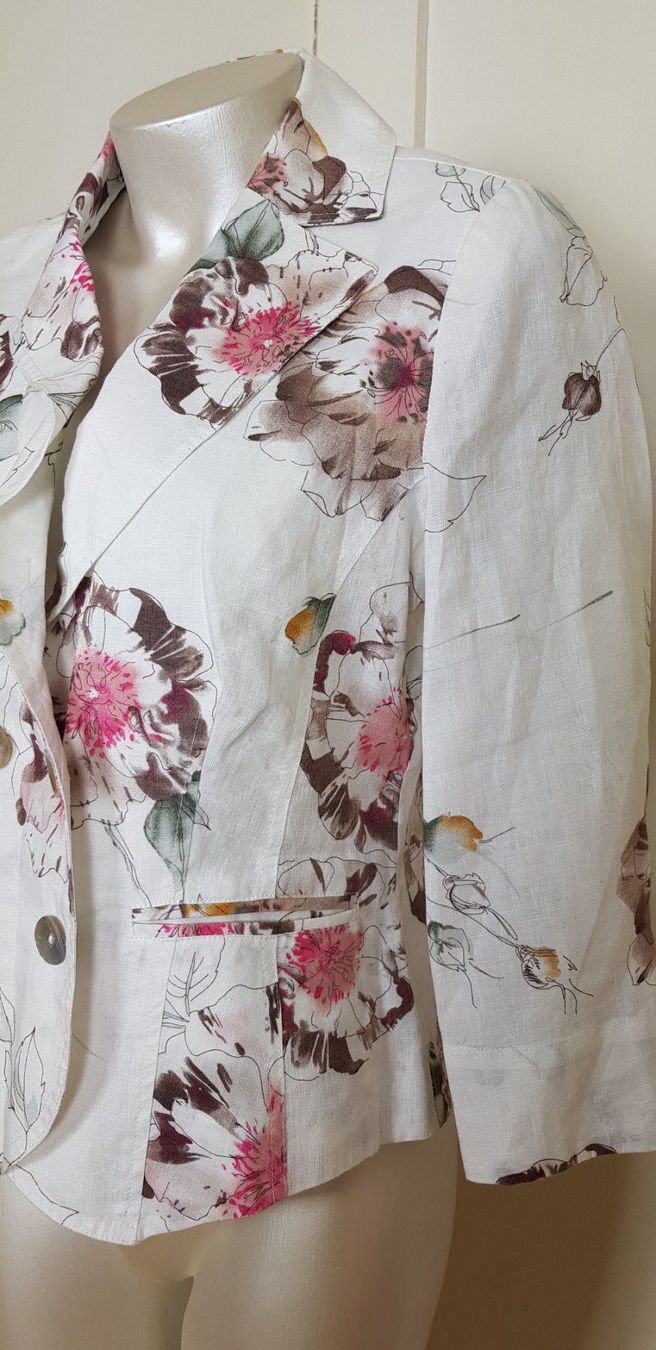 Peter Hahn Jacken: Blazer, Peter Hahn, Leinen, Gr. 38 40 – Gebraucht aus Uster von Astral 2
