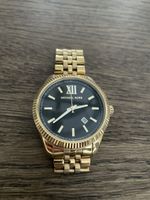 Michael Kors Uhr Gold Damen Schwarz Zifferblatt guter Zustan