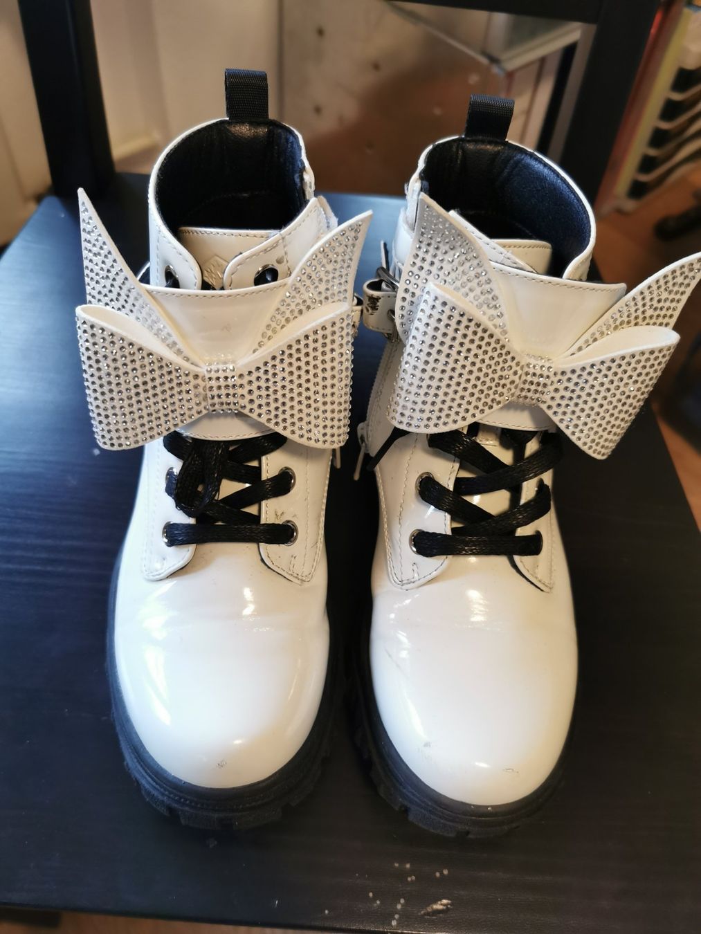 Scarpe per ragazze: Schnürboots Stiefel Mädchen Gr. 32 – Nuovo (secondo la descrizione) da Turgi venduto da aprilhexxe