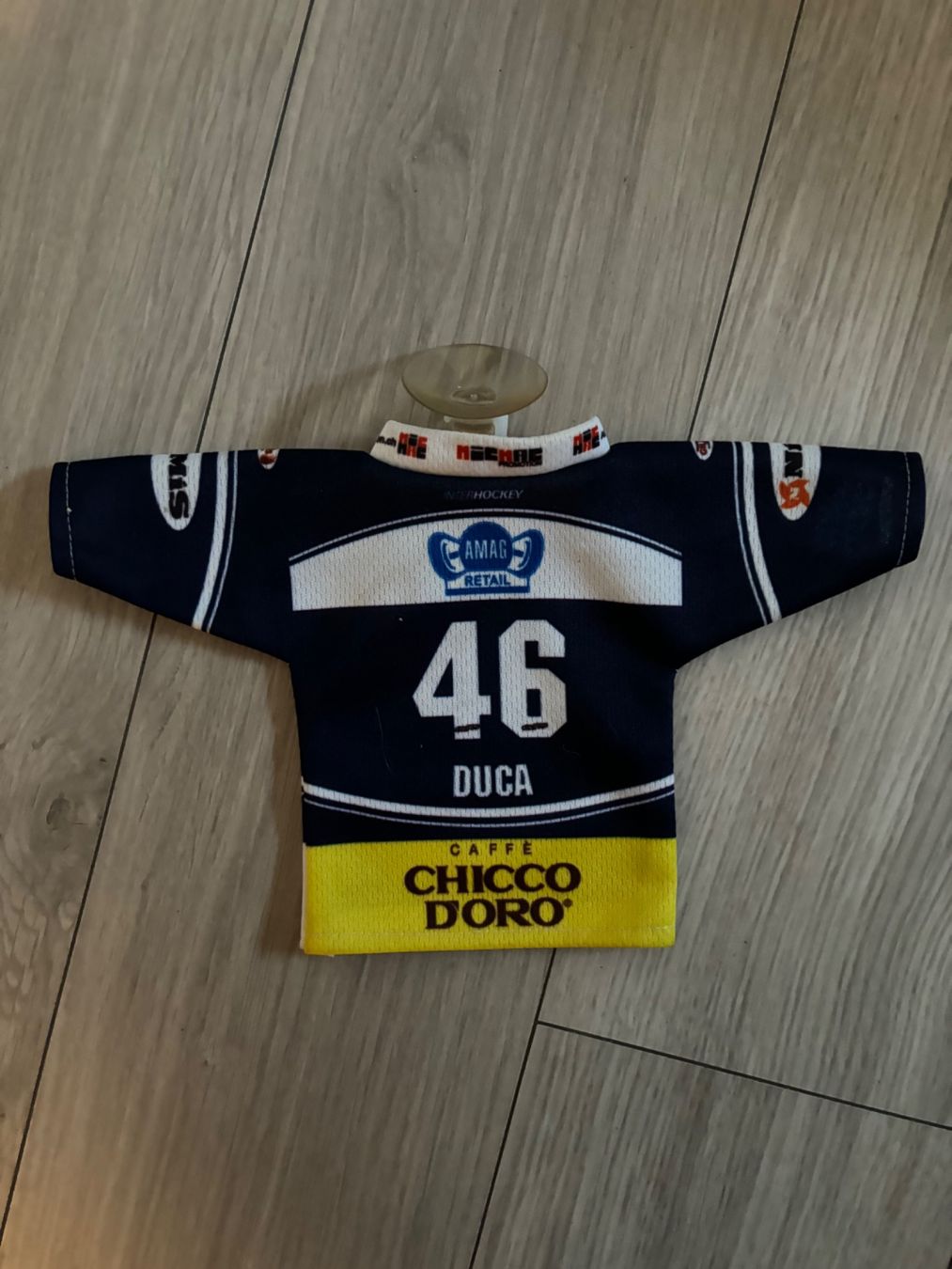 Ambri-Piotta Canottiere & Pantaloni: Mini maglia HCAP Ambri Piotta Duca #46 – Usato da Cadenazzo venduto da fab_2wkm