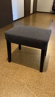IKEA Hocker dunkelgrau mit Holzbeinen guter Zustand