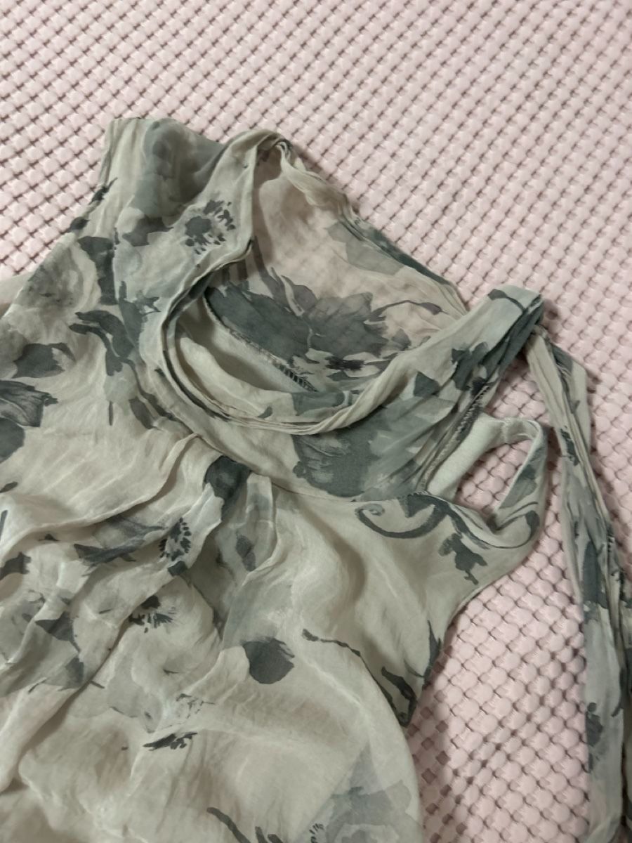 Vestiti: Seidenkleid  mit Blumenmuster Gr. 36 – Usato da Rothenburg venduto da Regenbogenwolken 1