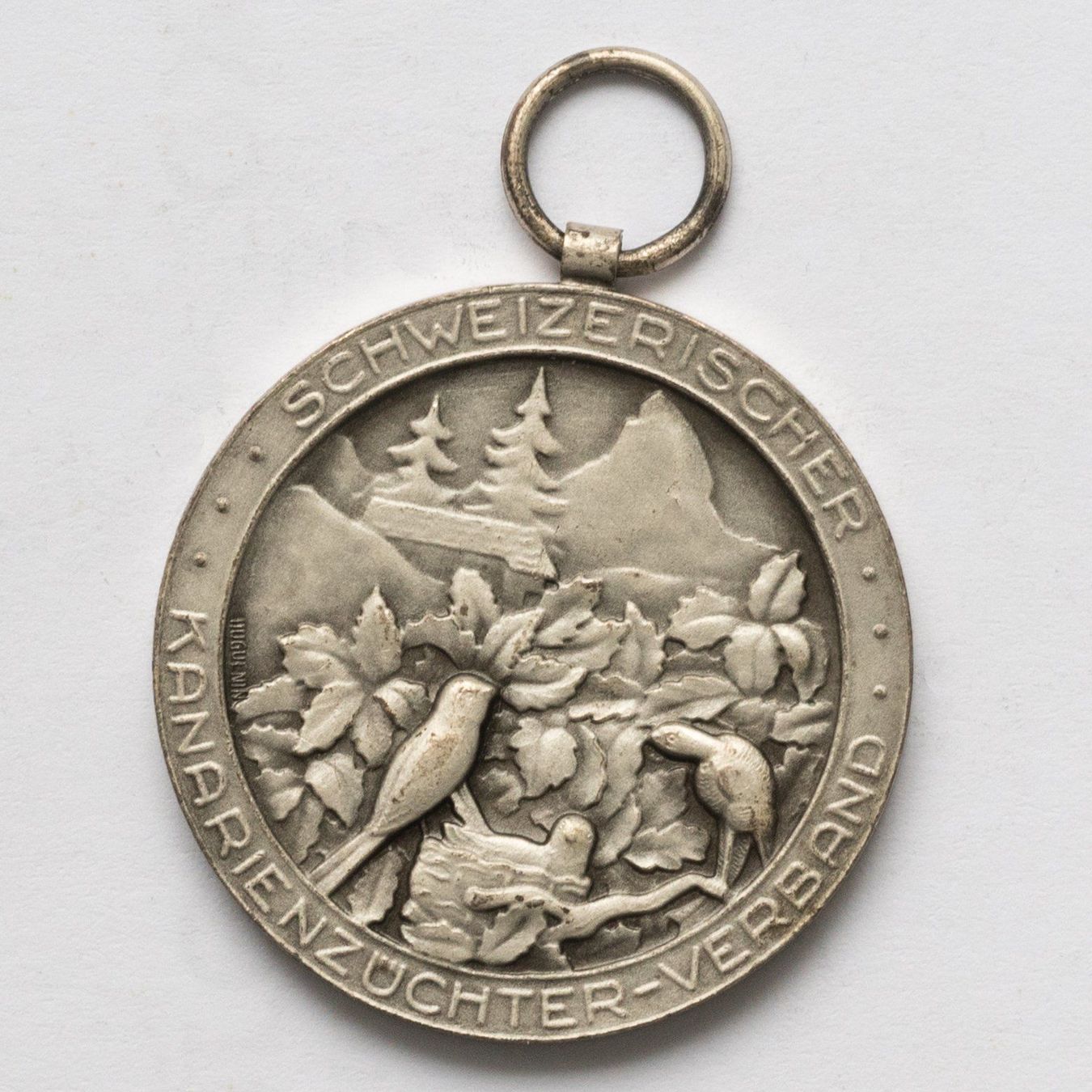 Medaillen: Medaille Bern 1958 Kanarierzüchter – Gebraucht aus Rotkreuz von Swiss-Coins