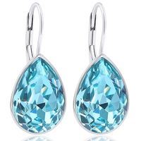 Ohrringe versilbert Primero Crystals 14 mm