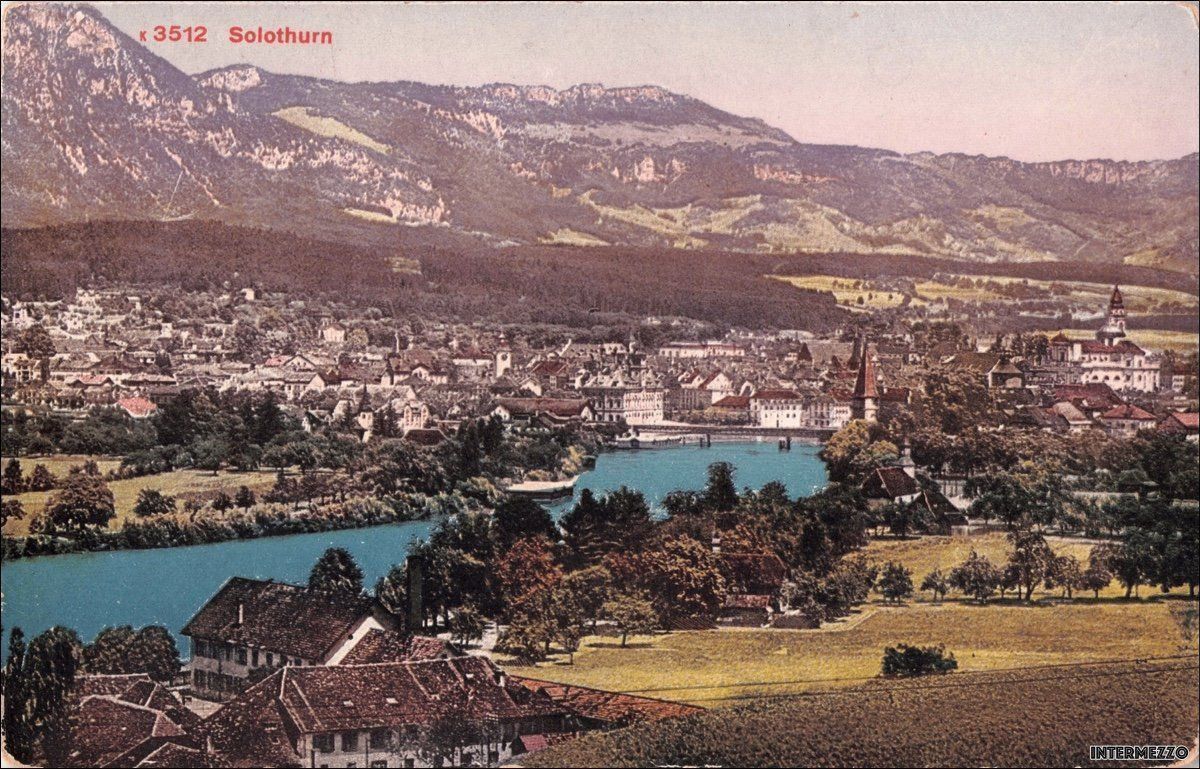 Cartoline postali: Solothurn // ca. 1910 // Sommer – Usato da Basel venduto da intermezzo12