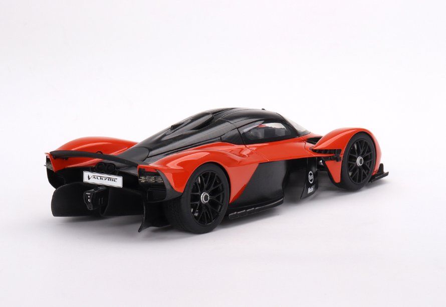 Aston Martin Modellautos: 1:18 TopSpeed - Aston Martin Valkyrie, Maximum Orange – Neu und originalverpackt aus Tübach von BonnevilleMotors 1