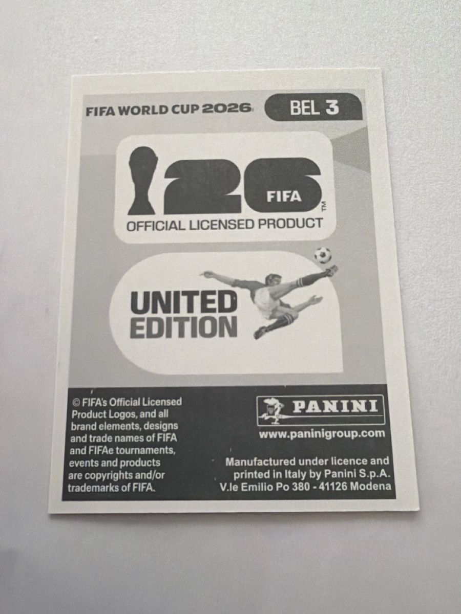 Panini Carte collezionabili: FIFA WM 2026 Arthur Theate BEL 3  – Nuovo (secondo la descrizione) da Uster venduto da oranger_pulli 1