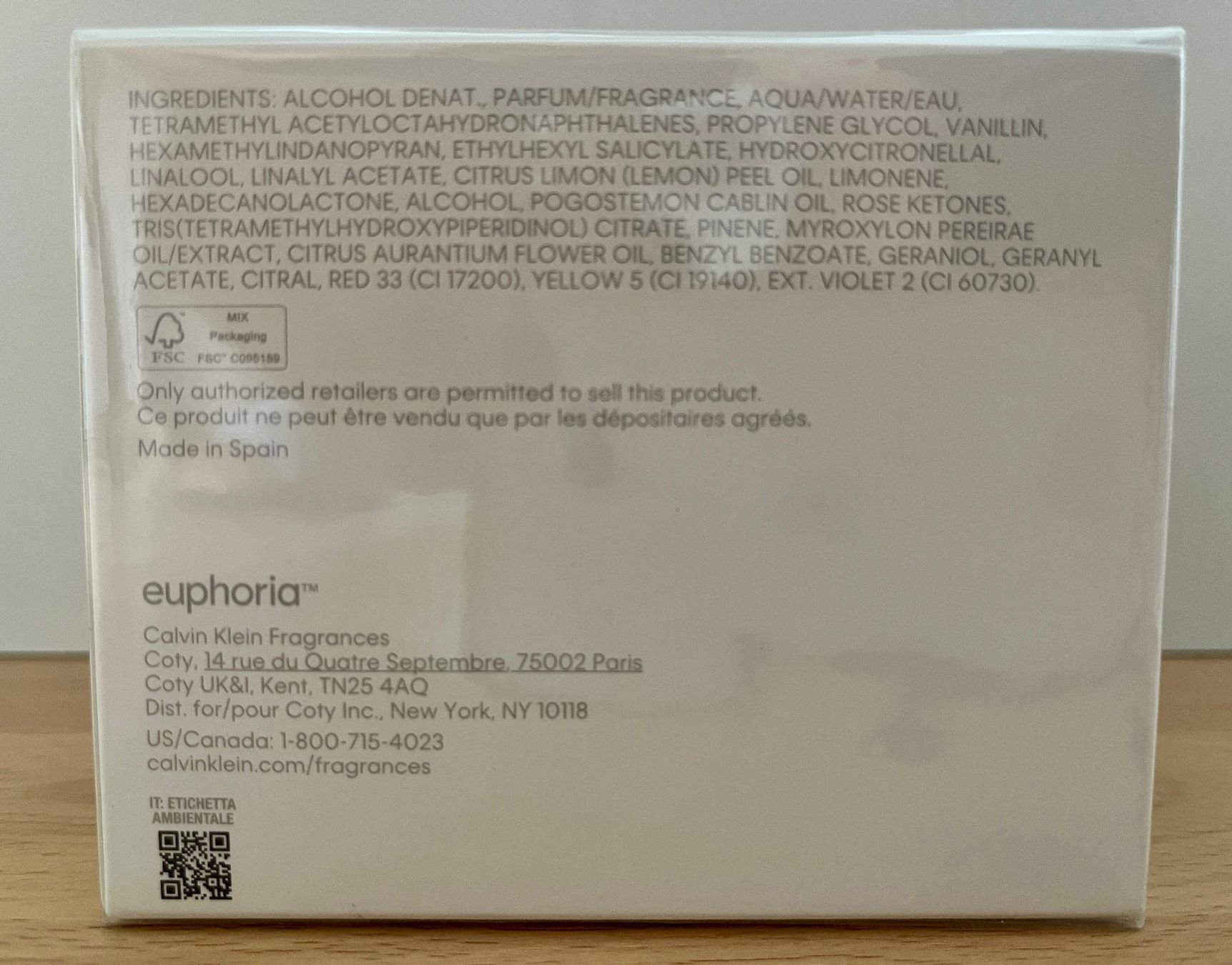 Calvin Klein Profumi & Eau de Toilette: CALVIN KLEIN Euphoria Magnetic Parfum Elixir, 30ml, NEU! – Nuovo e nell'imballaggio originale da Zürich venduto da fbsm 6