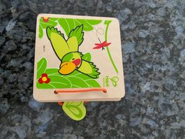 Hape Babybuch Holzbuch Bilderbuch Klappbuch Holz Feinmotorik