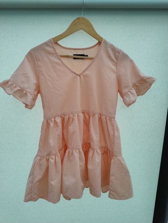 Rosa Minikleid, Grösse 34.