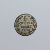 1/4 Batzen 1808 St. Gallen
