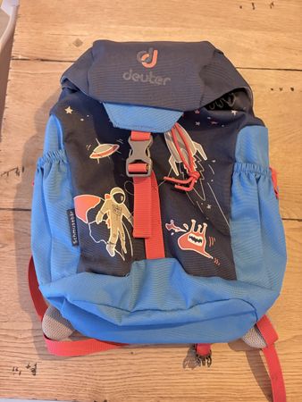 Deuter Kinderrucksack Weltraum Design - Top Zustand!