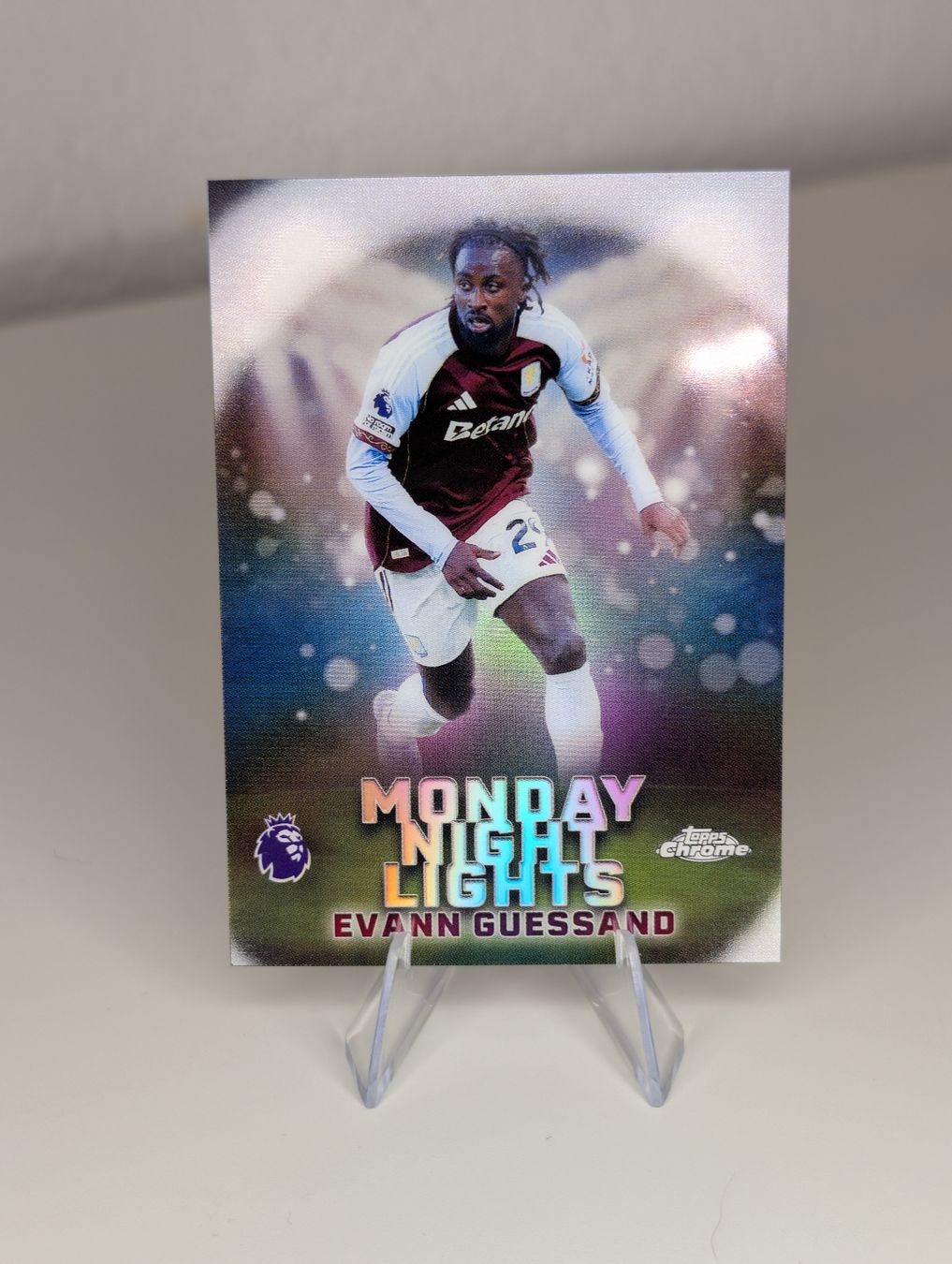 Topps Carte collezionabili: Evann Guessand Aston Villa Topps Chrome PL – Nuovo (secondo la descrizione) da Hunzenschwil venduto da BRPCards