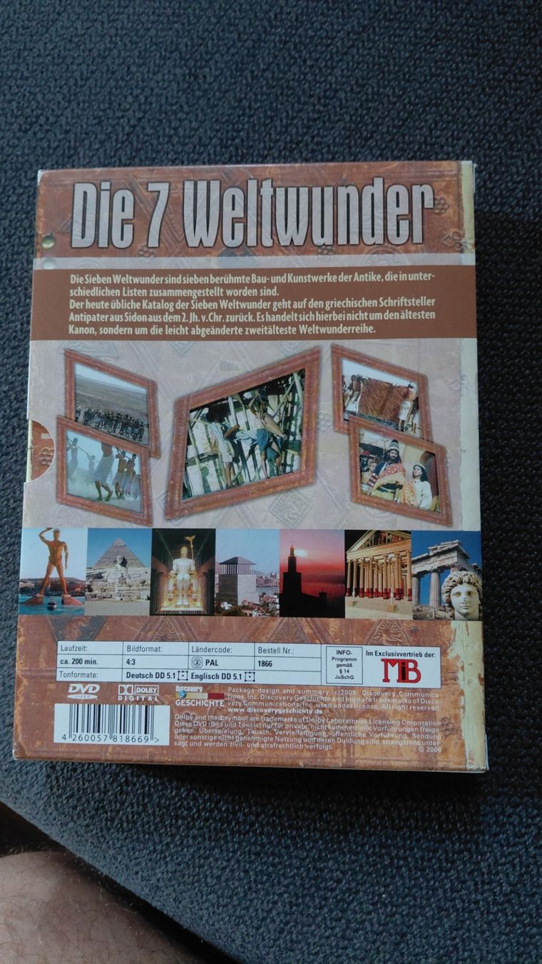 Alle DVDs: 4 DVD 7 Weltwunder – Gebraucht aus Gelterkinden von martinom 2