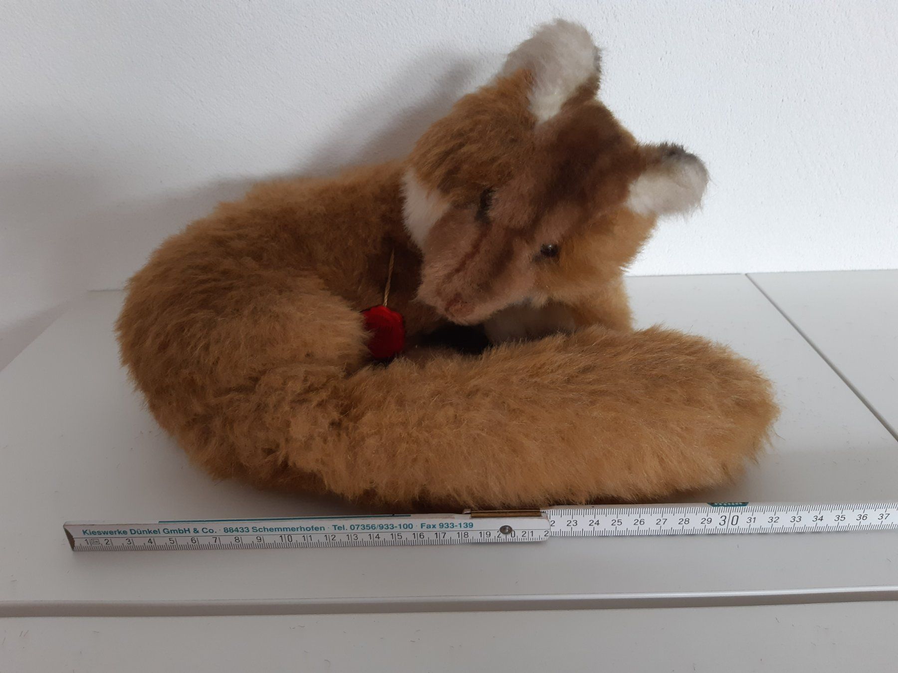 Teddy Hermann Giocattoli: Grosser Fuchs von Hermann Teddy 32cm – Nuovo (secondo la descrizione) da Aadorf venduto da Merlin111 1