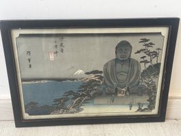 Estampe japonaise Utagawa Hiroshige - Grand Bouddha