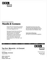 2 Tickets Top Gun Maverick in Concert KKL Luzern 18.10.