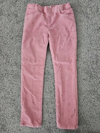 H&M Cordhose Rosa Kirschenmuster Gr.122