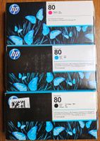 3x HP 80 Printhead and Cleaner
