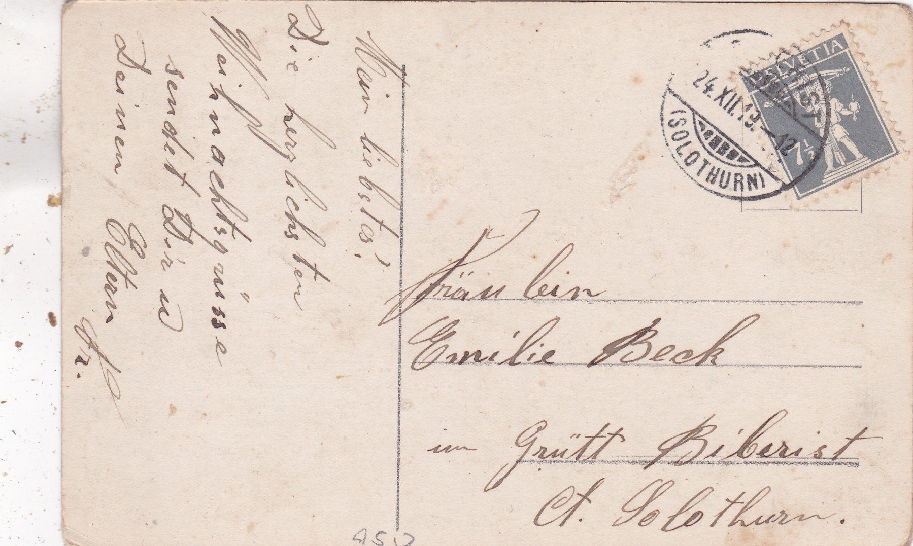 Cartoline postali: Kitsch Kinder Weihnachten 1919 – Usato da Herisau venduto da Lisegrat2008 1