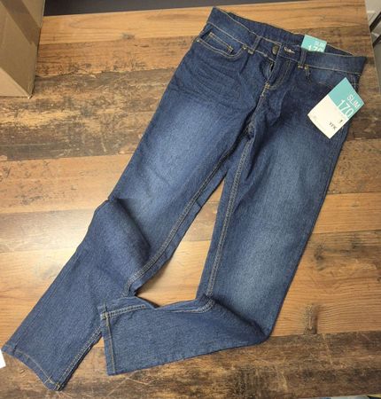 YFK Jeans Slim 170 14-15 Jahre dunkelblau neu