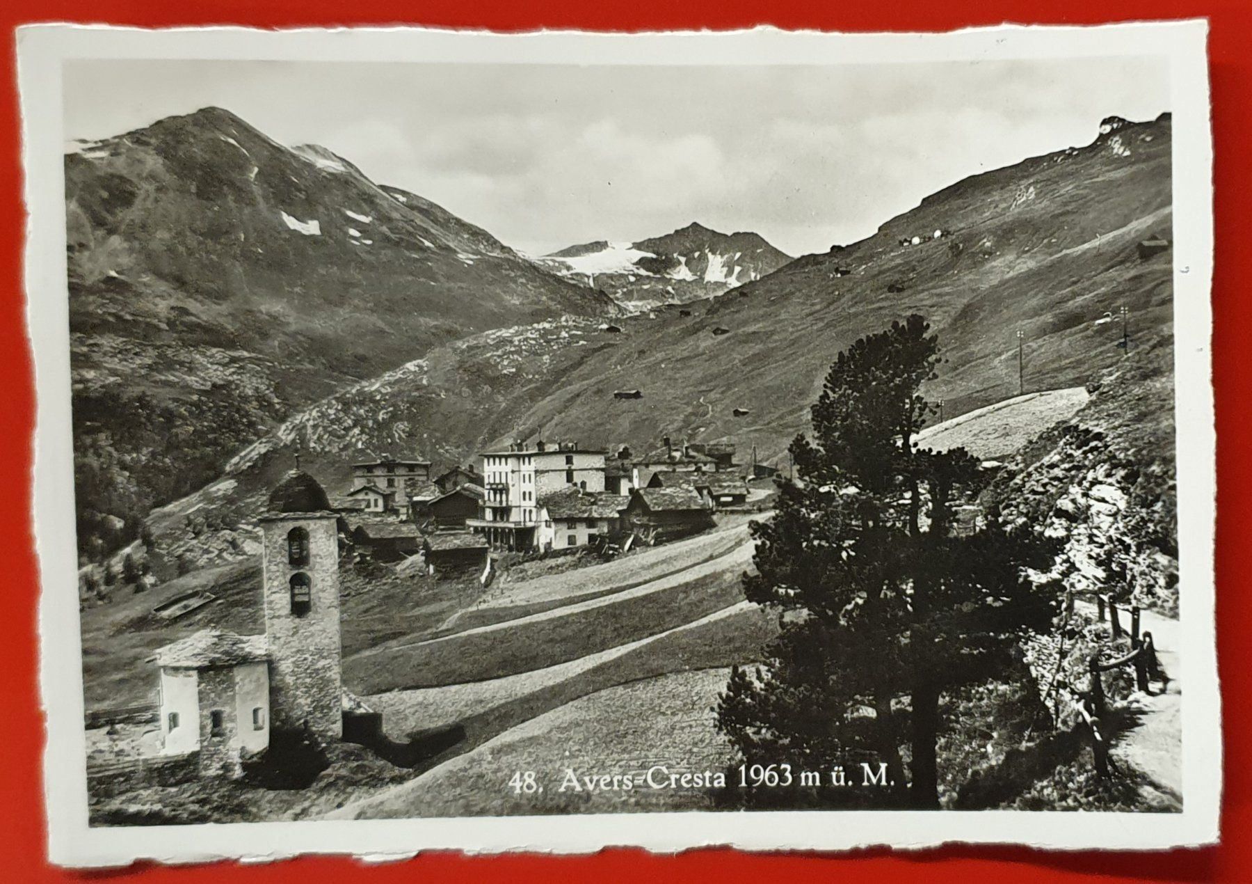 Cartoline postali: Avers - Cresta 1937 – Usato da Kreuzlingen venduto da Rschweiz1