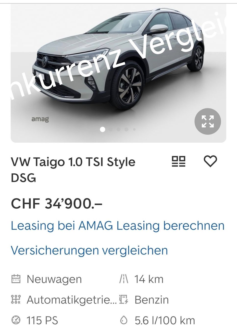 VW Automobili: VW TAIGO STYLE mit "echtem Navi" und orig. Dachträger – Usato da Geroldswil venduto da AndiHighflyer 9