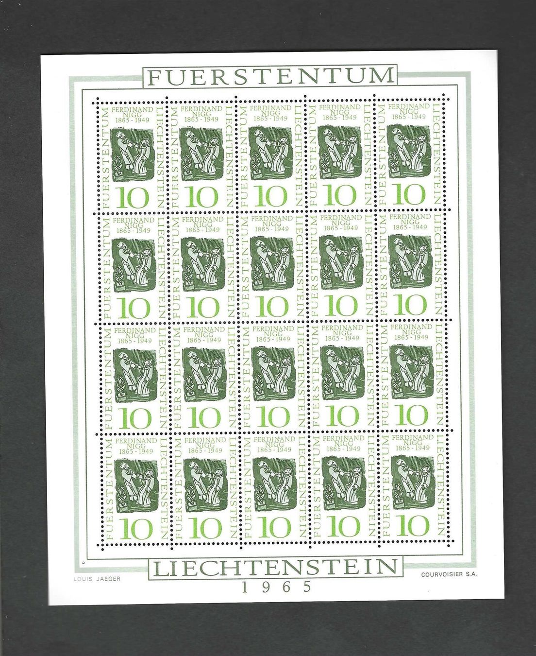 Tiro con l'arco: Liechtenstein Bogen ab 1.- Franken – Usato da Koblenz venduto da Markenhimmel