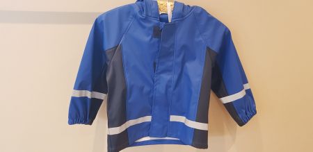 Regenjacke blau/dunkelblau, Gr. 98
