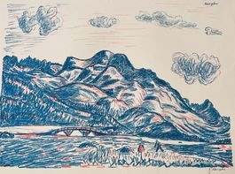 Ernst Kempter ( 1891- 1958 ) Lithografie handsigniert