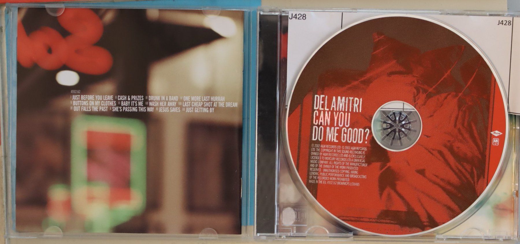 CD: Del Amitri - Can You Do Me Good? – Usato da Luzern venduto da CONTENTI 1