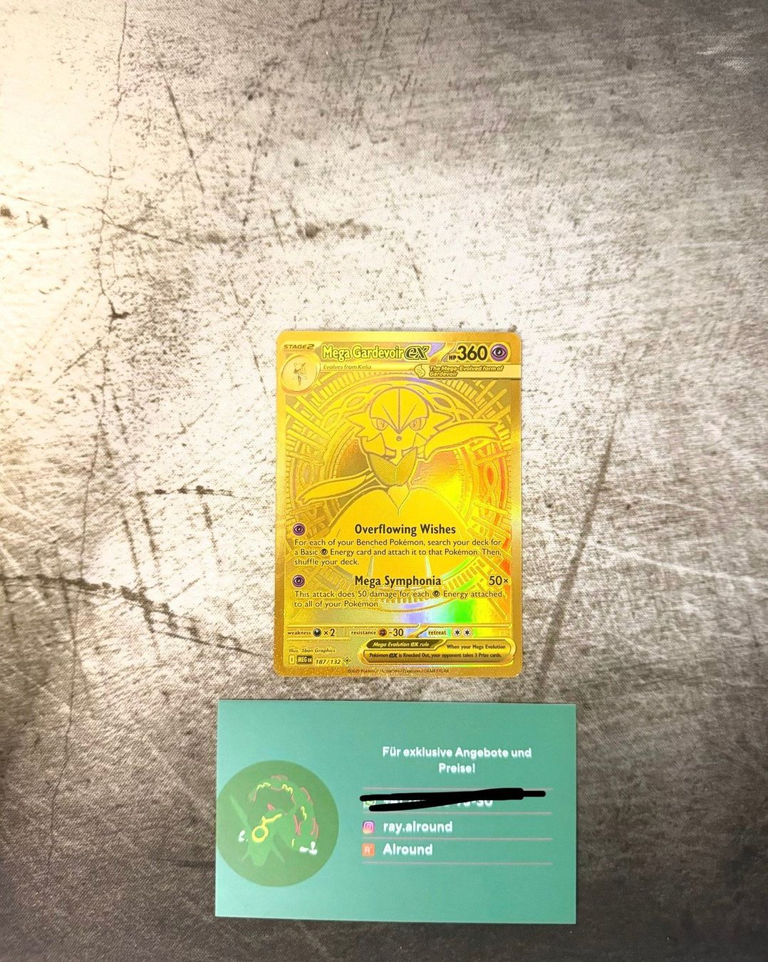Pokémon Sammelbilder & Trading cards: Pokemon Mega Gardevoir ex 187 ENG – Gebraucht aus Basel von ray.alround