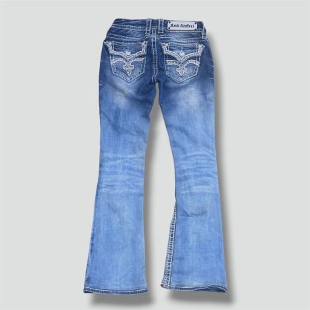 Rock Revival bootcut y2k retro jeans women wide leg hose