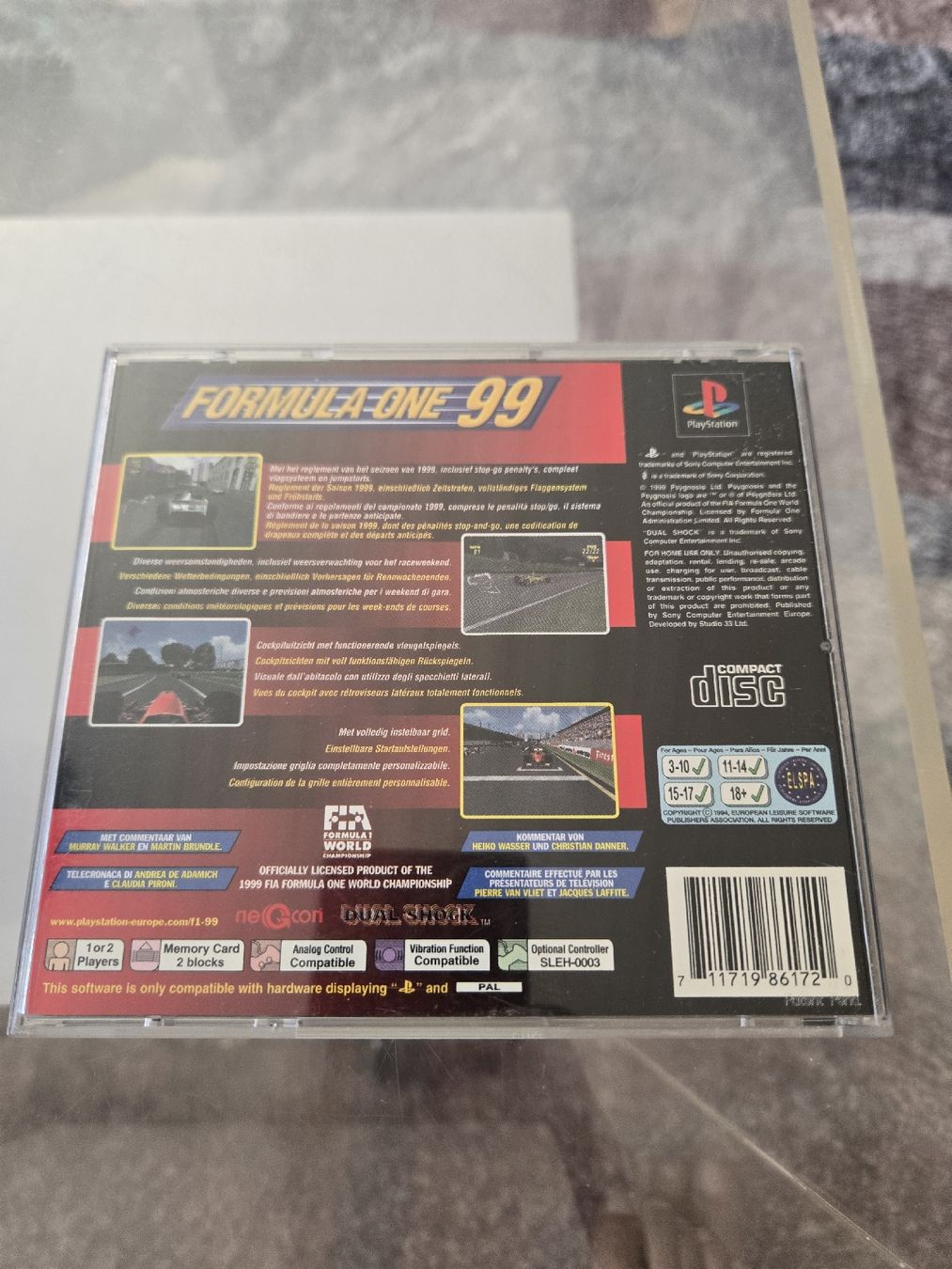Giochi: Formula 1 99 PS1 – Usato da Bussigny venduto da Kfdlt 1