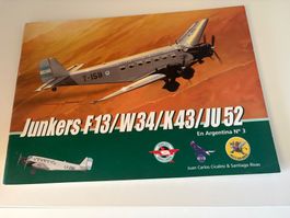 BUCH ESP JUNKERS F13/W34/K43/JU52 EN ARGENTINA