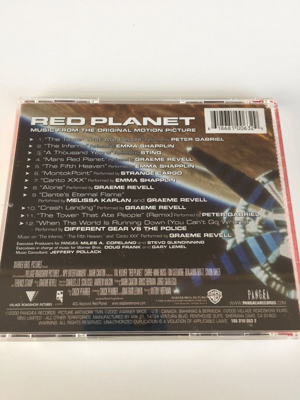 CD: Red Planet Soundtrack – Usato da Rüti ZH venduto da alumedien 1