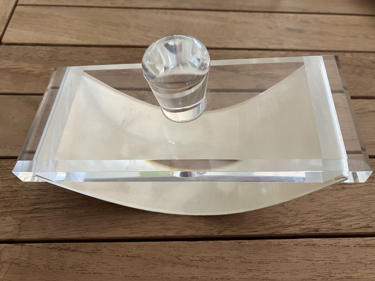 Tutte le decorazioni: Tinten Wippe, aus Plexiglas mit Löschblatt – Usato da Mönchaltorf venduto da manuski 1