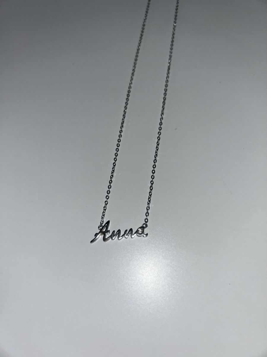 Ketten: Collier avec prénom "Anna", argenté, Sunlight – Gebraucht aus Sonceboz-Sombeval von Anna_Maria09 1