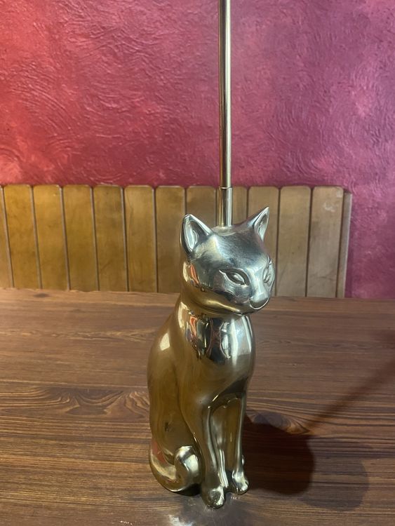 Statue Bronze Nifao – Chat Assis Coloré – Déco Maison/Jardin – 6x11x11 Cm