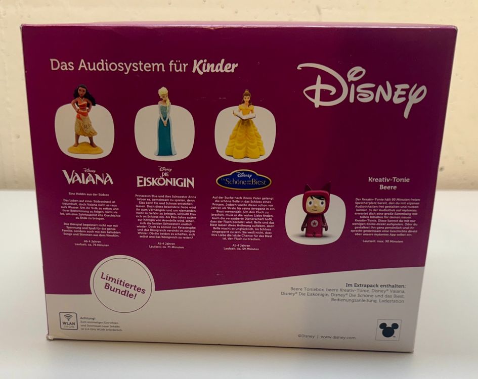Livres audio: Toniebox - Extrapack Disney Prinzessinnen inklusive 4 Tonies – Neuf avec emballage d'origine à Rechthalten par hosme_be 2