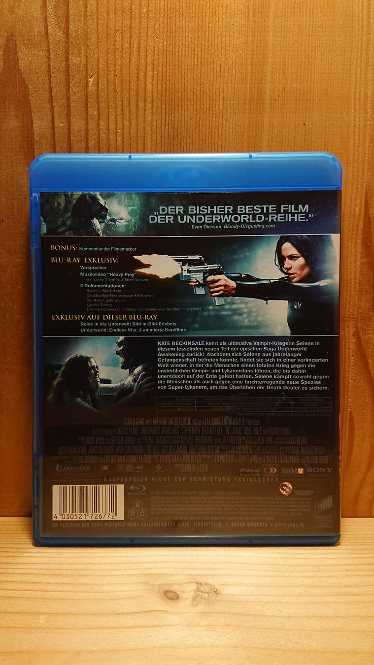 Tutti i DVDs: UNDERWORLD Awakening Blu-Ray – Usato da Wilderswil venduto da Exebub 1