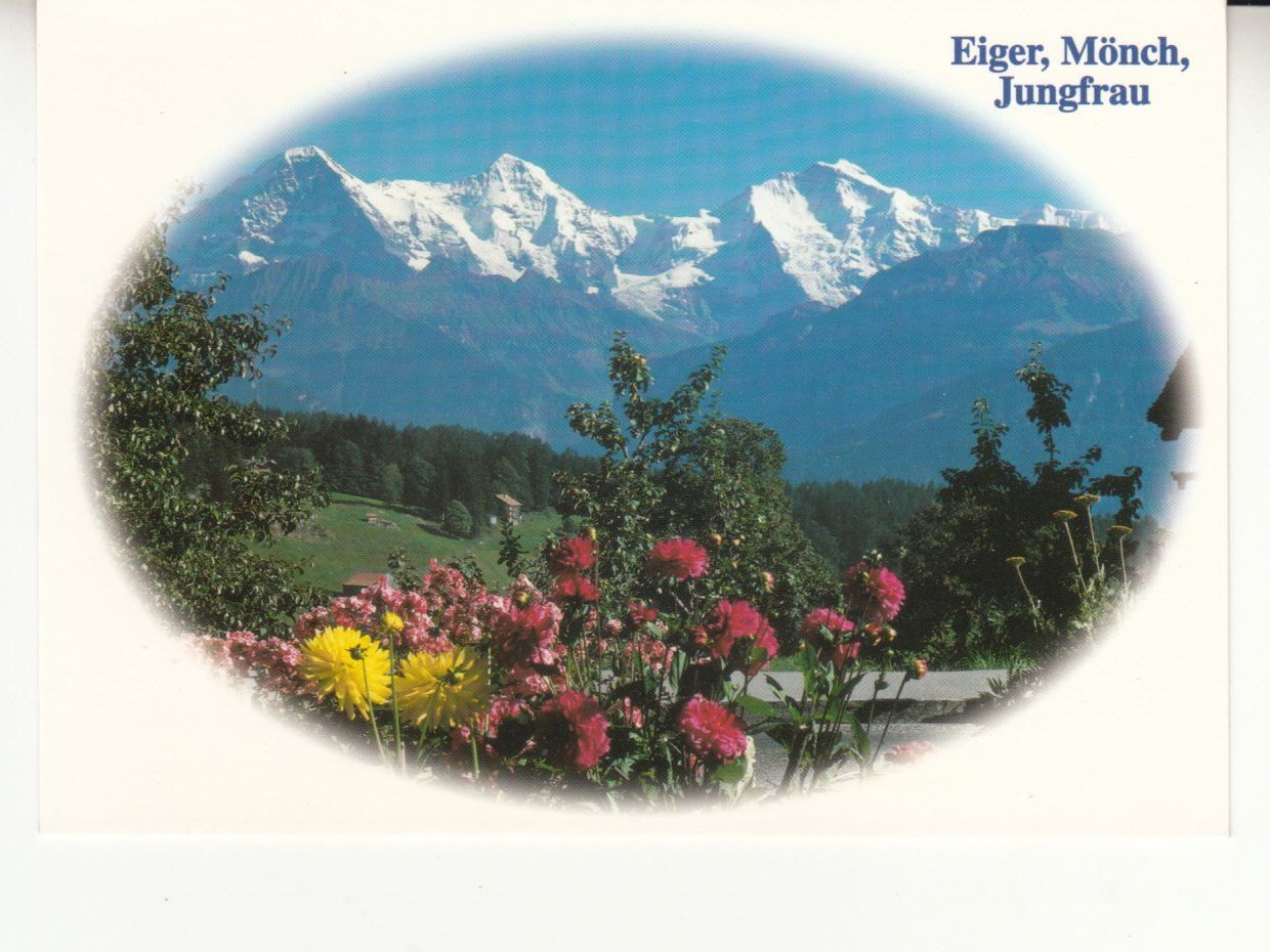 Cartoline postali: Eiger Mönch Jungfrau ca. 1990 – Usato da Bürglen TG venduto da StampGraf