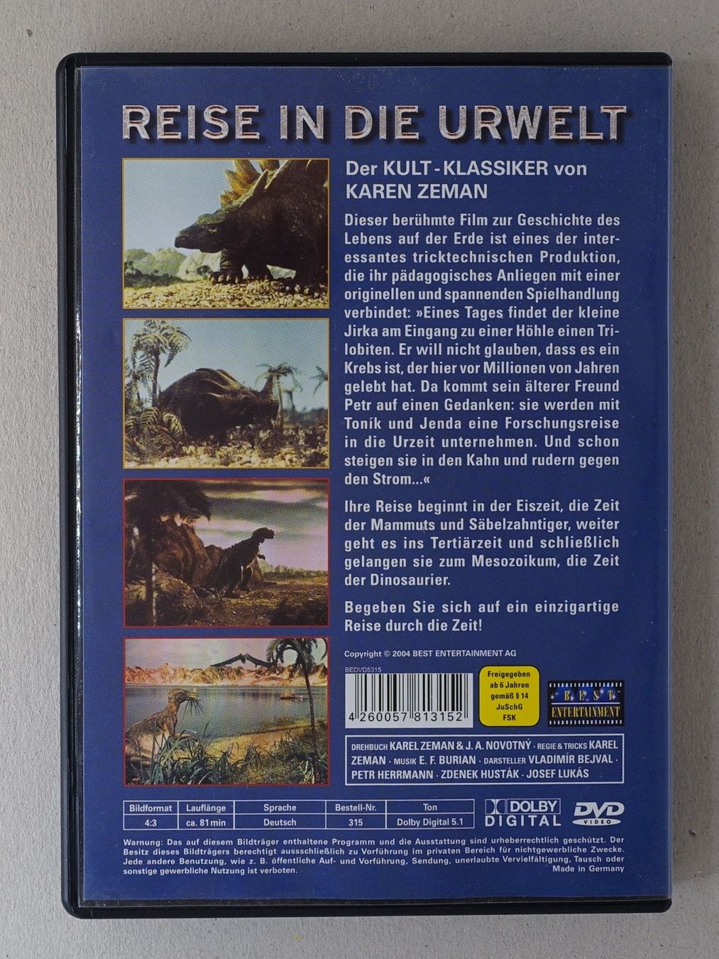 Tutti i DVDs: Reise in die Urwelt - Karel Zeman – Usato da Sessa venduto da fraenklishop 1