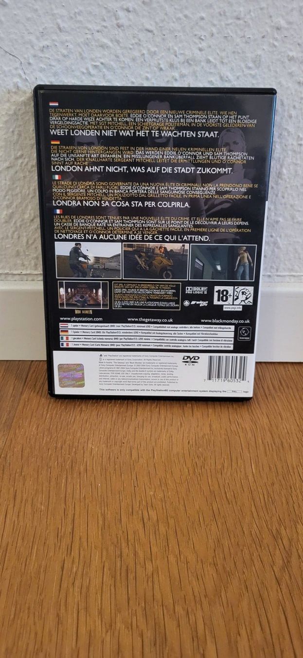 Sony Giochi: PS2 - The Getaway Black Monday – Usato da Münsingen venduto da DigitaleSpielecke 1