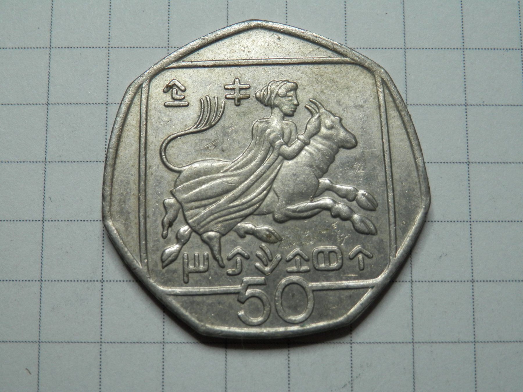 Tutti le monete: Zypern 50 Cent, 1993 – Usato da Weiach venduto da weiach81 1