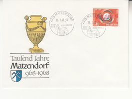 Sonderstempel S. 662 1000 Jahre Matzendorf