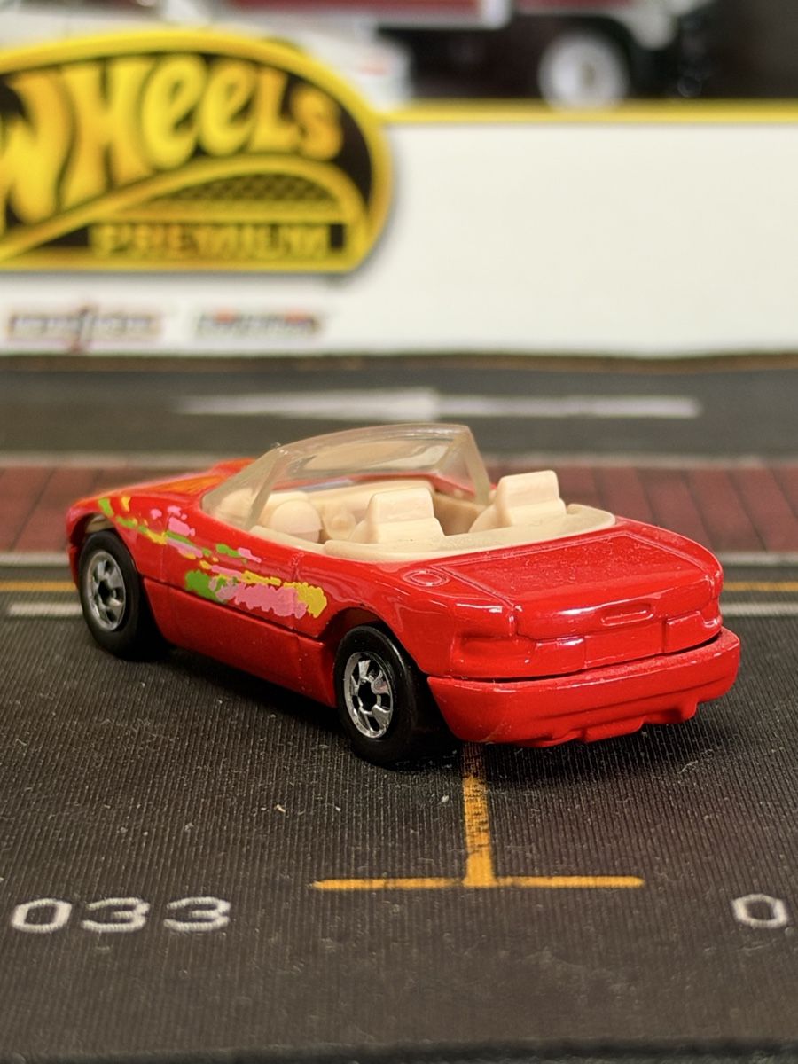 Hot Wheels Modellautos: Hot Wheels Mazda Miata rouge 1990 – Gebraucht aus rolle von Noma-collectible 2